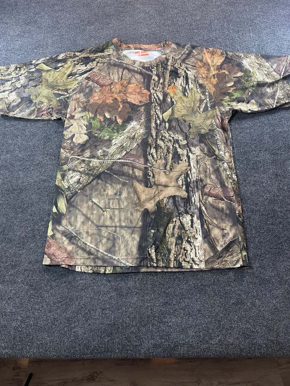 Game Winner Men's XL Mossy Oak Camouflage Hunting Short Sleeve T-Shirt